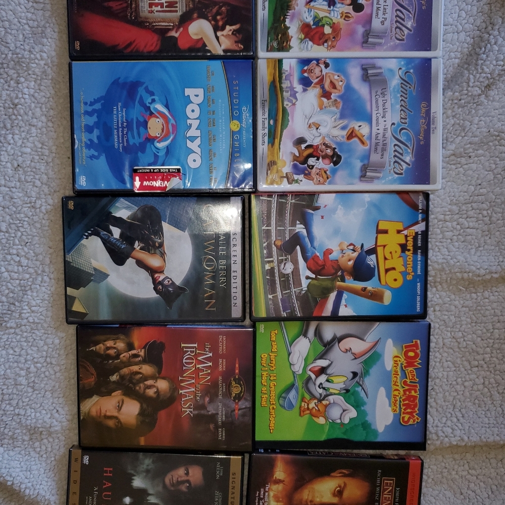 Large lot of DVDs - including exclusive Disney